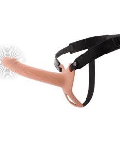 HIDDEN DESIRE - INFERNO VIBRATING PENIS SLEEVE STRAP-ON 20 CM