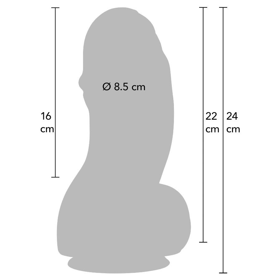 HIDDEN DESIRE - INFERNO FAT BOYS DILDO 22 CM - Image 2