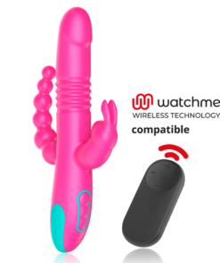 HAPPY LOKY - DONALD TRIPLE STIMULATION: ANAL, G-SPOT  CLITORIS + WATCHME REMOTE CONTROL
