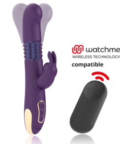 TREASURE - BASTIAN RABBIT UP  DOWN ROTATOR  VIBRATOR + WATCHME REMOTE CONTROL