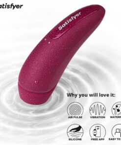 Alternative view of SATISFYER CURVY 1+ RED/ ROSE