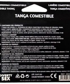 Alternative view of HOTFLOWERS - GIRL WAFER THONG AND 2 NIPPLE PADS STRAWBERRY FLAVOR /es/pt/en/fr/it/