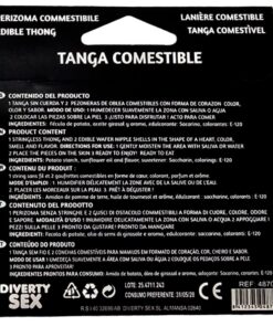 Alternative view of HOTFLOWERS - WAFER THONG AND 2 NIPPLE PADS GIRL VANILLA FLAVOR /es/pt/en/fr/it/