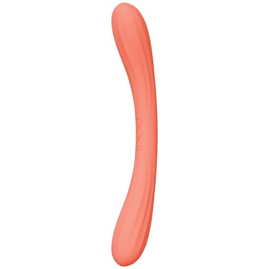 LELO - BOOMERANG DOUBLE ENDED VIBRATOR CORAL RED - Image 2