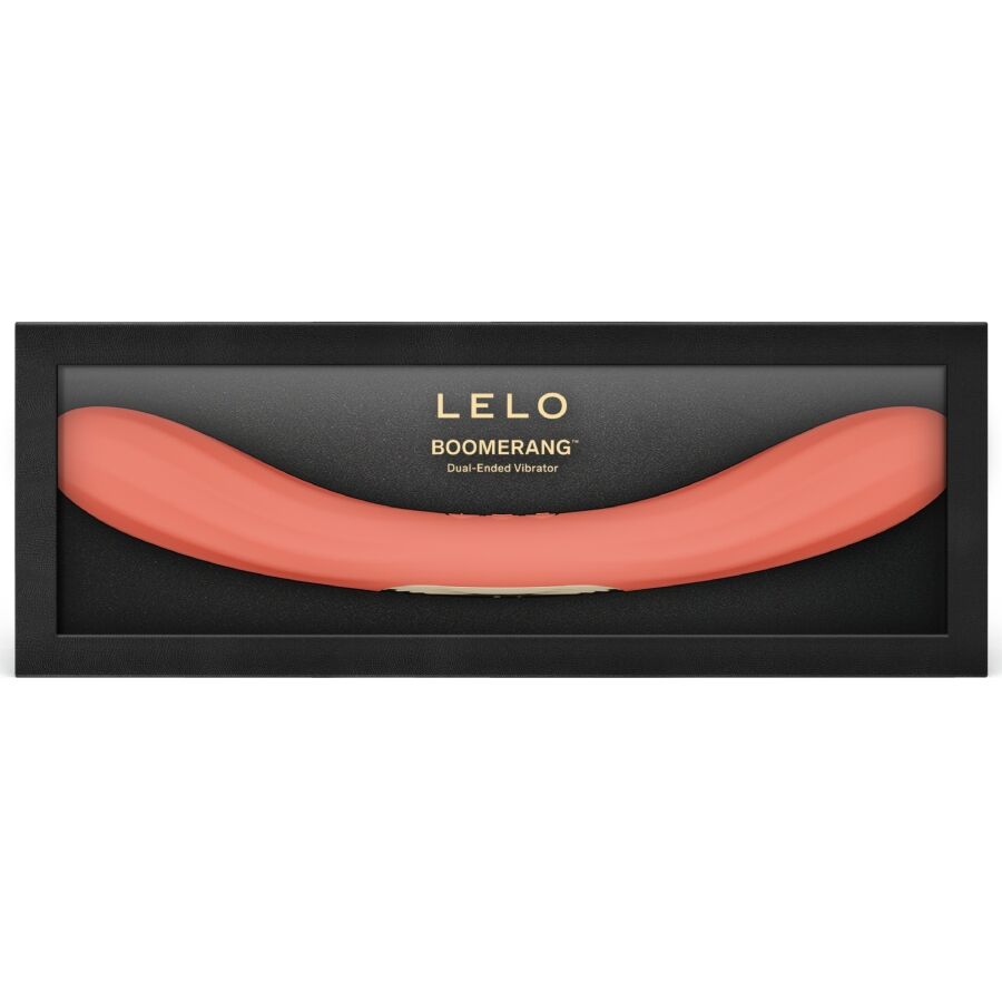 LELO - BOOMERANG DOUBLE ENDED VIBRATOR CORAL RED - Image 3