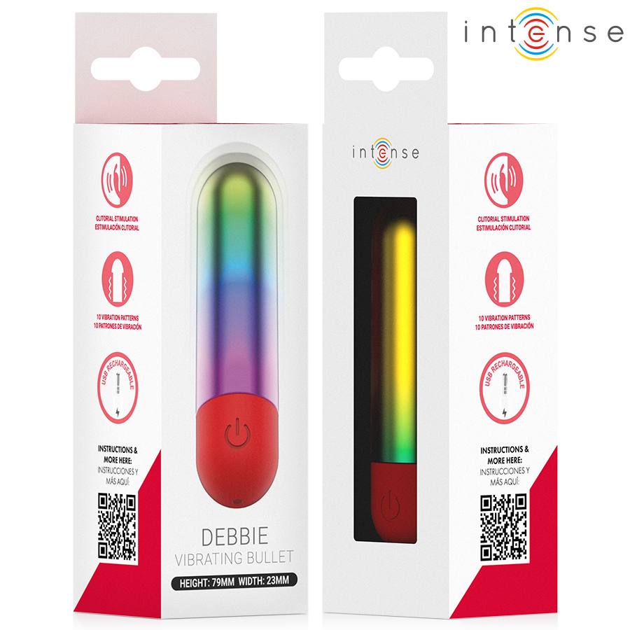 INTENSE - DEBBIE RAINBOW CLITORIS VIBRATING BULLET - Image 5