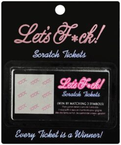Alternative view of KHEPER GAMES - LETS F*CK! SCRATCH TICKETS