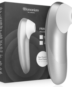 WOMANIZER - PRO VIBRANT CLITORAL STIMULATOR SILVER GREY