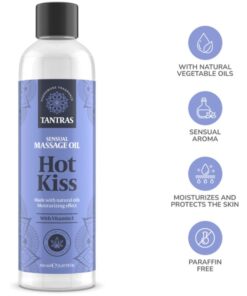 Alternative view of INTIMATELINE - TANTRAS LOVE OIL HOT KISS MASSAGE OIL 150 ML