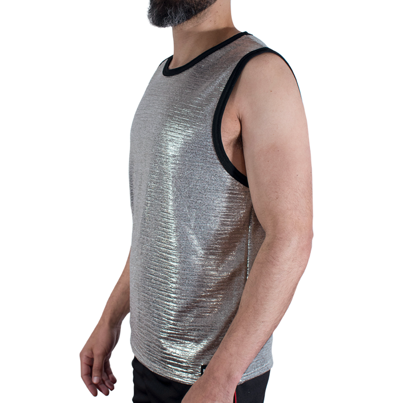 MACHO - FINE GLITTER T-SHIRT S/M - Image 2