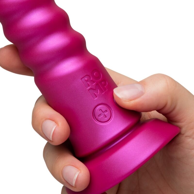 ROMP - JIGGLE UP AND DOWN VIBRATOR WITH PINK SUCTION CUP - Image 4