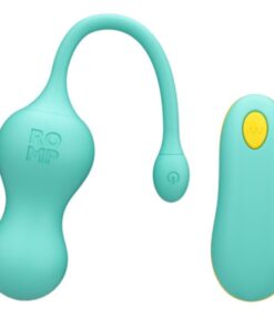 ROMP - CELLO MULTIFUNCTION VIBRATING EGG TURQUOISE REMOTE CONTROL