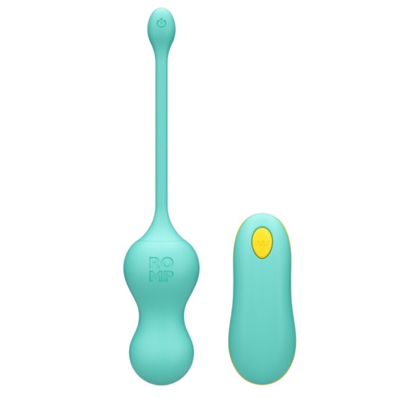 ROMP - CELLO MULTIFUNCTION VIBRATING EGG TURQUOISE REMOTE CONTROL - Image 2