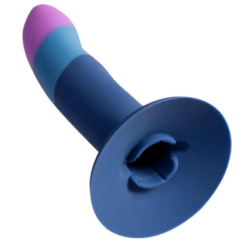 ROMP - PICCOLO SILICONE DILDO WITH TRICOLOR SUCTION CUP 14 CM - Image 4