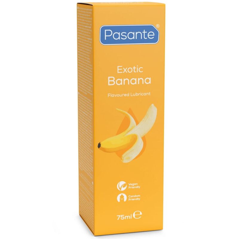 PASANTE - LUBRICANT WATER BASED BANANA FLAVOURED 75 ML - Image 2