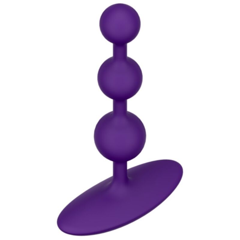ROMP - AMP PURPLE FLEXIBLE SILICONE ANAL BEADS 12.5 CM PURPLE - Image 4