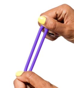 Alternative view of ROMP - REMIX TRIO SET OF 3 PURPLE SILICONE PENIS RINGS
