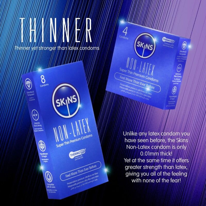 SKINS - LATEX-FREE CONDOMS PACK OF 4 - Image 4