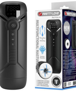 PRETTY LOVE - AETOLA MULTIFUNCTION AUTOMATIC MASTURBATOR BLACK