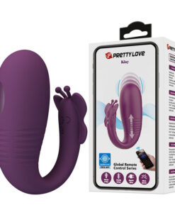Alternative view of PRETTY LOVE - KLAY THRUSTING EGG VIBRATOR APP CONTROL PURPLE