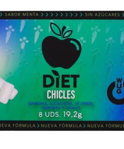WUG DIET - SUGAR-FREE FUNCTIONAL MINT GUM BLISTER 8 PCS