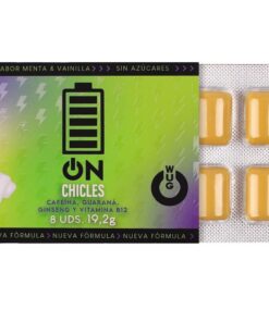 Alternative view of WUG ON - FUNCTIONAL CAFFEINE  GUARANA GUM MINT  VANILLA FLAVOUR BLISTER 8 PCS