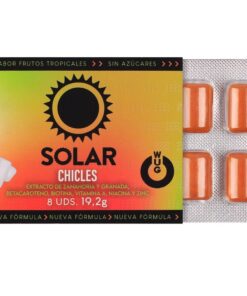 Alternative view of WUG SOLAR - FUNCTIONAL VITAMIN  ZINC TROPICAL FRUITS FLAVOUR GUM BLISTER 8 PCS