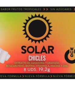 WUG SOLAR - FUNCTIONAL VITAMIN  ZINC TROPICAL FRUITS FLAVOUR GUM BLISTER 8 PCS
