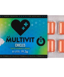 Alternative view of WUG MULTIVIT - FUNCTIONAL MULTIVITAMIN TROPICAL FLAVOUR GUM BLISTER 8 PCS