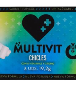 WUG MULTIVIT - FUNCTIONAL MULTIVITAMIN TROPICAL FLAVOUR GUM BLISTER 8 PCS