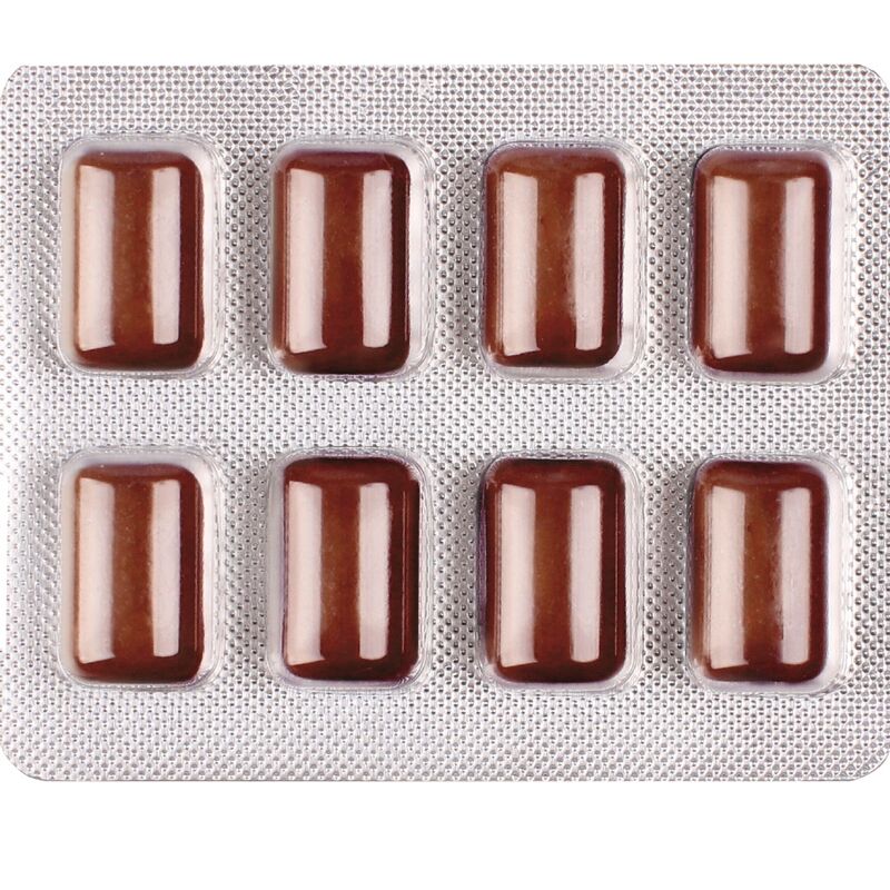 WUG POWER UP FUNCTIONAL CAFFEINE MATE COFFEE FLAVOUR GUM BLISTER 8 PCS - Image 3