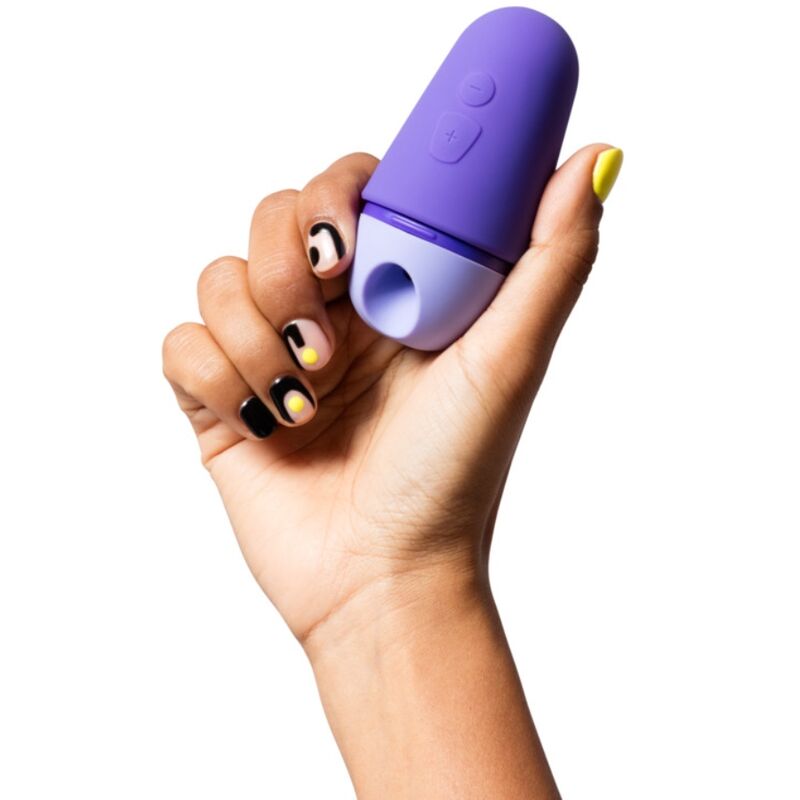 ROMP - FREE X CLITORAL STIMULATOR WITH LID 10 LEVELS RECHARGEABLE PURPLE - Image 3
