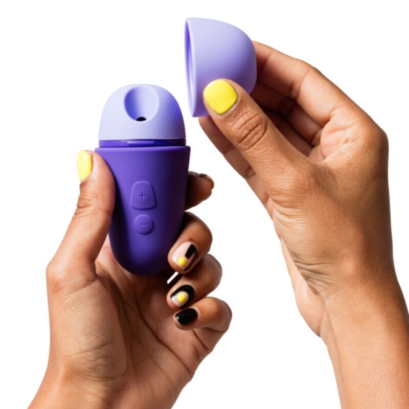 ROMP - FREE X CLITORAL STIMULATOR WITH LID 10 LEVELS RECHARGEABLE PURPLE - Image 2