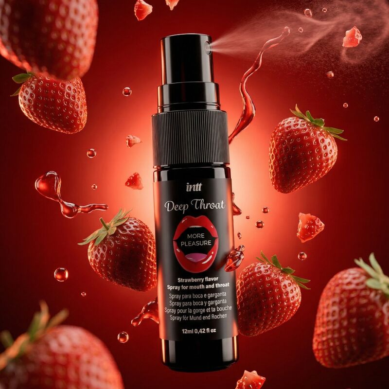 INTT - DEEP THROAT MORE PLEASURE ORAL SPRAY STRAWBERRY FLAVOR - Image 2