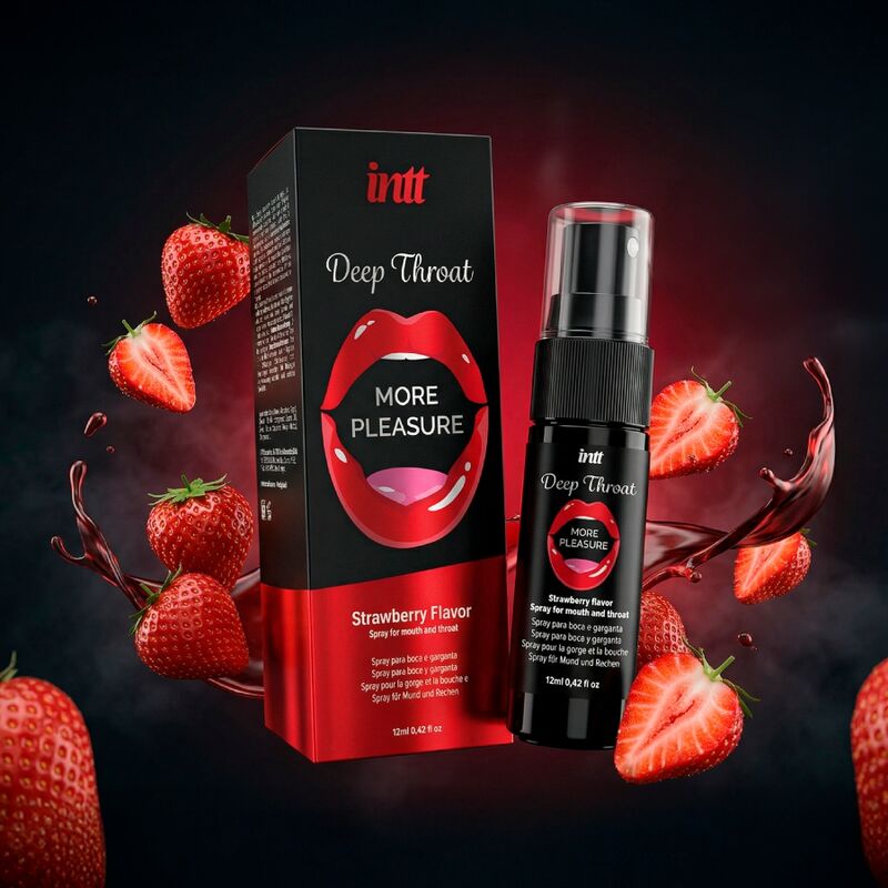 INTT - DEEP THROAT MORE PLEASURE ORAL SPRAY STRAWBERRY FLAVOR - Image 3