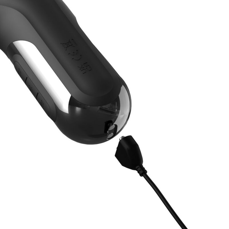 FETISH FANTASY SERIES - SONIX SILICONE THRUSTER RABBIT VIBRATOR BLACK - Image 5