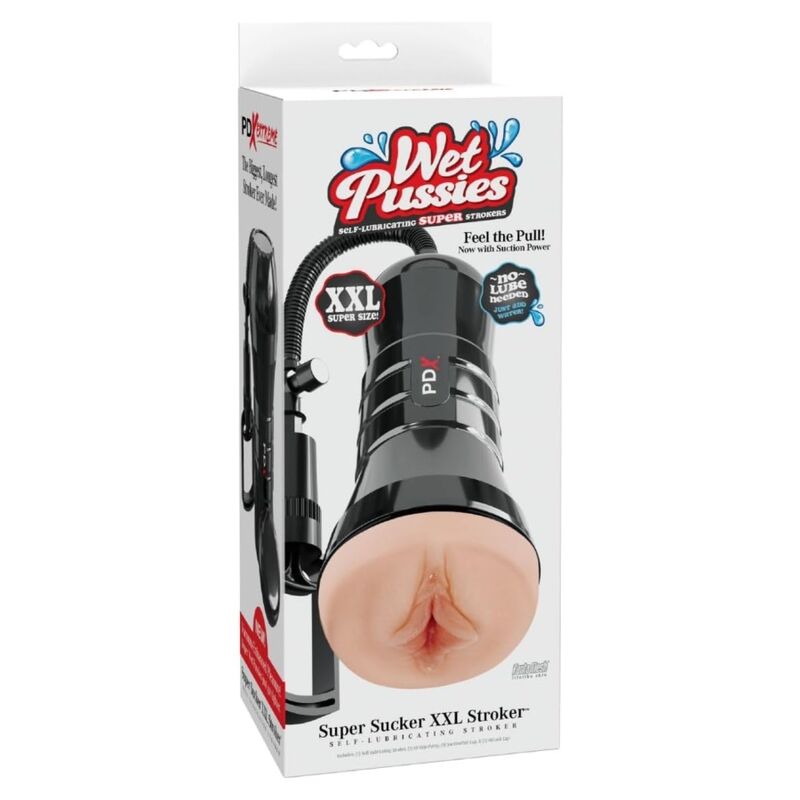 PDX EXTREME - WET PUSSIES SUPER SUCKER XXL LIGHT VAGINA STROKER WITH SUCTION 27.3 CM - Image 5