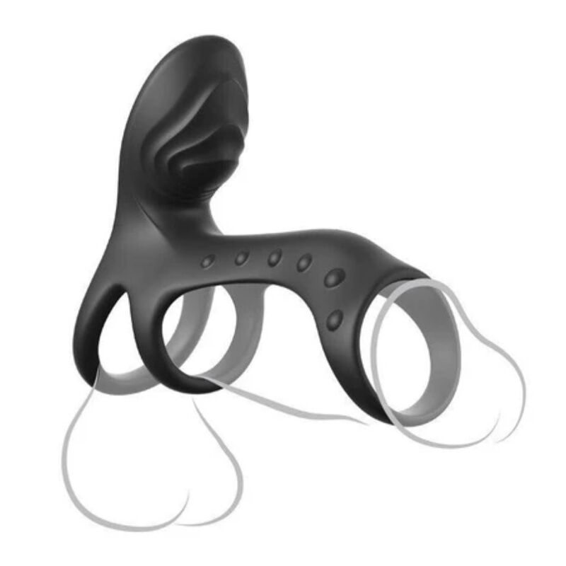 FANTASY C-RINGZ - ULTIMATE COUPLES CAGE PRO VIBRATING COCK RING 19.5 CM - Image 2