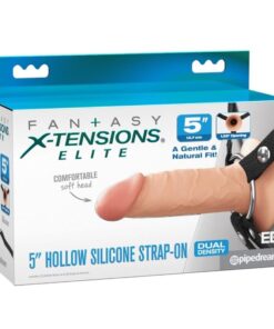 FANTASY X-TENSIONS - ELITE REALISTIC HOLLOW STRAP-ON 12.7 CM