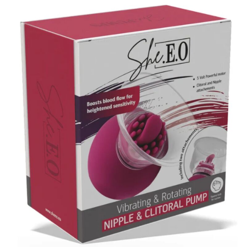 SHE.E.O - VIBRATING AND ROTATING PUMP FOR NIPPLES AND CLITORIS - Image 5