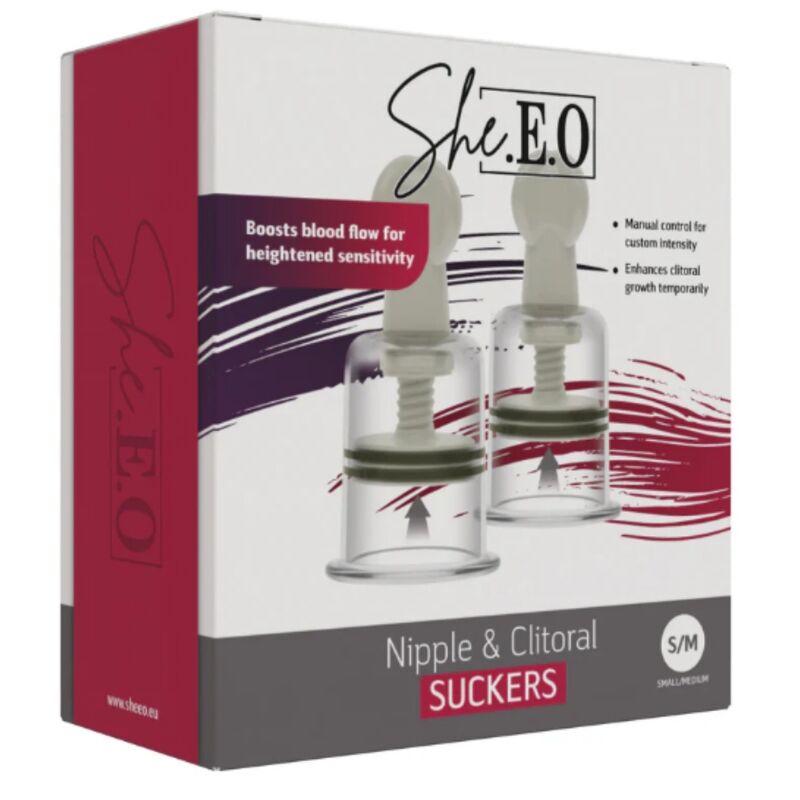 SHE.E.O - NIPPLE CLITORAL SUCKERS S/M - Image 5