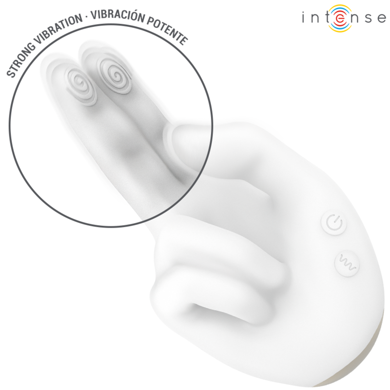 INTENSE - JIMMY HAND-SHAPED MULTIFUNCTION STIMULATOR WITH VIBRATION AND HEAT - Image 5