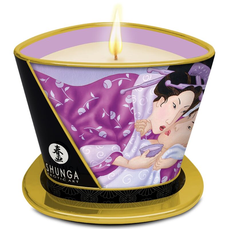 SHUNGA - MASSAGE CANDLE LAVANDER 170 ML - Image 2