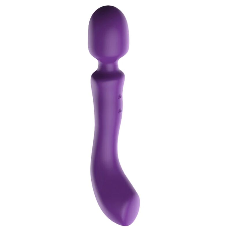 SHE.E.O - DOUBLE-ENDED VIBRATING MASSAGER WAND PURPLE - Image 2