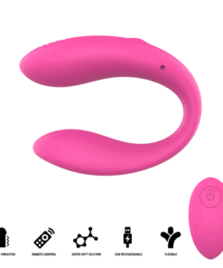 INTENSE - NORA VIBRATING CLAMP STIMULATOR PINK
