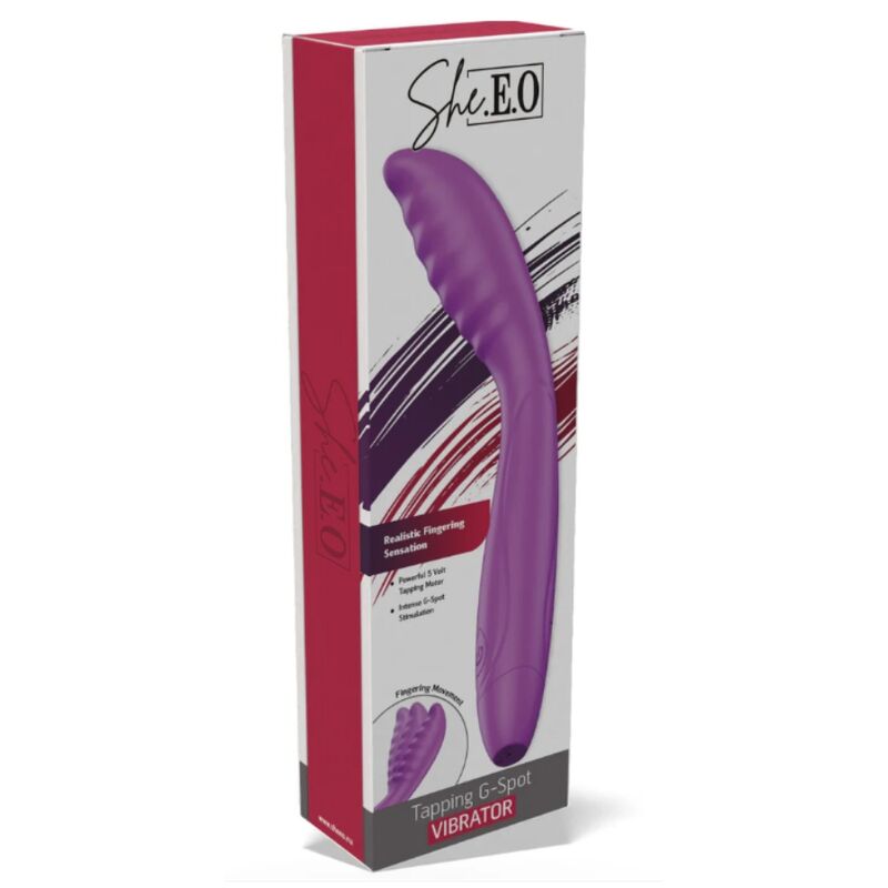 SHE.E.O - PURPLE G-SPOT TAPPING VIBRATOR - Image 5