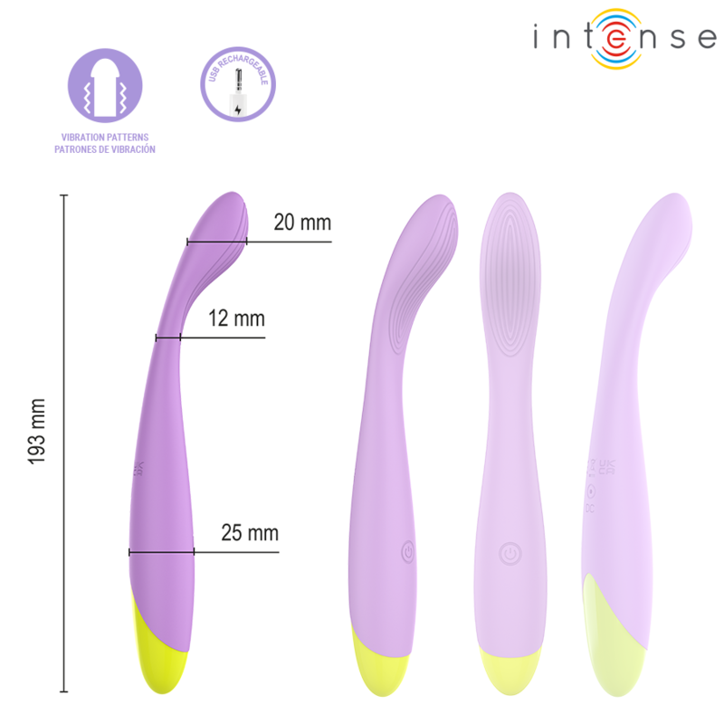 INTENSE - LUCCA FLEXIBLE USB RECHARGEABLE G-POINT STIMULATOR - Image 3