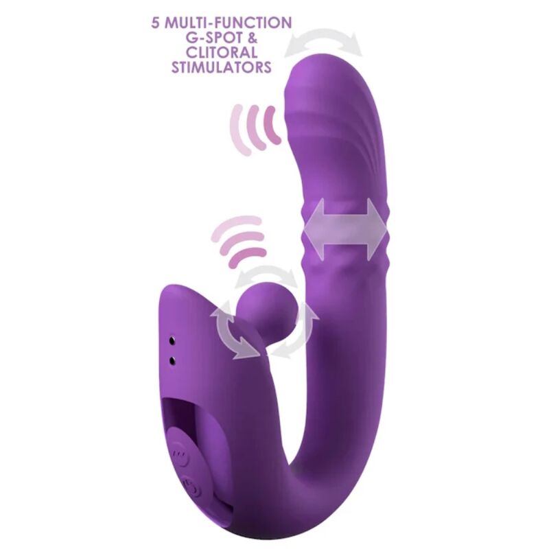 FANTASY FOR HER - HARMONI PRO PURPLE G-SPOT CLITORAL RABBIT VIBRATOR - Image 2