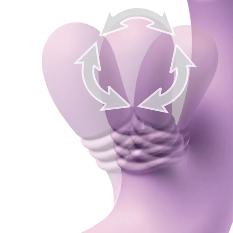 FANTASY FOR HER - INTIMOTION FLUTTER PRO PURPLE G-SPOT CLITORAL RABBIT VIBRATOR - Image 3