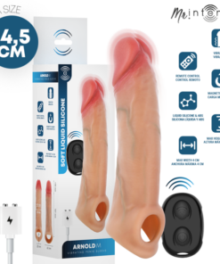 MR INTENSE - ARNOLD M ULTRA-REALISTIC VIBRATING PENIS SLEEVE 14.5 CM -Ø- 4 CM